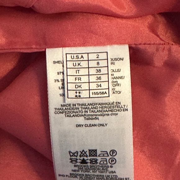 Brooks Brothers 346 Pink Floral Midi Dress - Picture 3 of 7